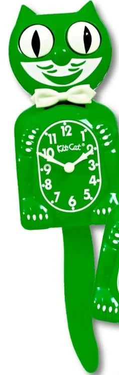 NEW Limited Edition Classic Green Male Kit-Cat Clock — Kit-Cat.co.uk